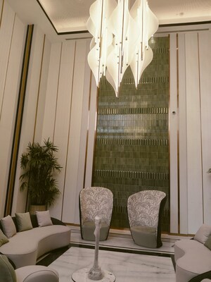 Building Lobby in 3 BHK Apartment at LnT Elixir Reserve, Powai – for Rent