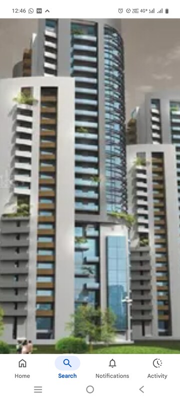 4 BHK Apartment – Exterior View View at 3C Lotus 300, Sector 107 - for Rent