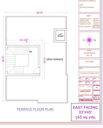 Floor Plan in 4 BHK Villa at Kongara Kalan – for Sale