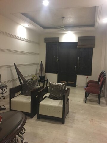 Living Room in 3 BHK Builder Floor at East Of Kailash – for Sale