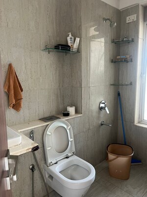 Bathroom in 3.5 BHK Apartment at Runwal Elegante, Andheri West – for Sale