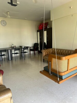 Living Room in 3.5 BHK Apartment at Runwal Elegante, Andheri West – for Sale