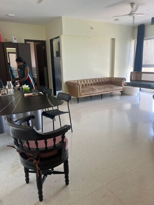 Living Room in 3.5 BHK Apartment at Runwal Elegante, Andheri West – for Sale