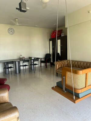 Living Room in 3.5 BHK Apartment at Runwal Elegante, Andheri West – for Sale