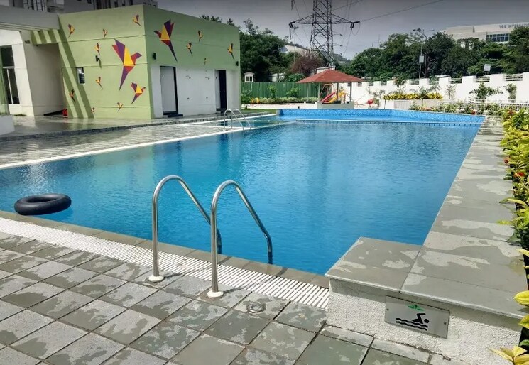 Swimming Pool, the-chatterjee-the-crown-greens 2 Bedroom 910 Sq.Ft. Apartment In Hinjewadi Pune 9275238