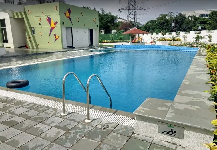 Swimming Pool, the-chatterjee-the-crown-greens 2 Bedroom 910 Sq.Ft. Apartment In Hinjewadi Pune 9275238