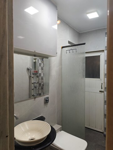 Bathroom in 2 BHK Apartment at Jal Vayu Vihar Apartments, Powai – for Rent