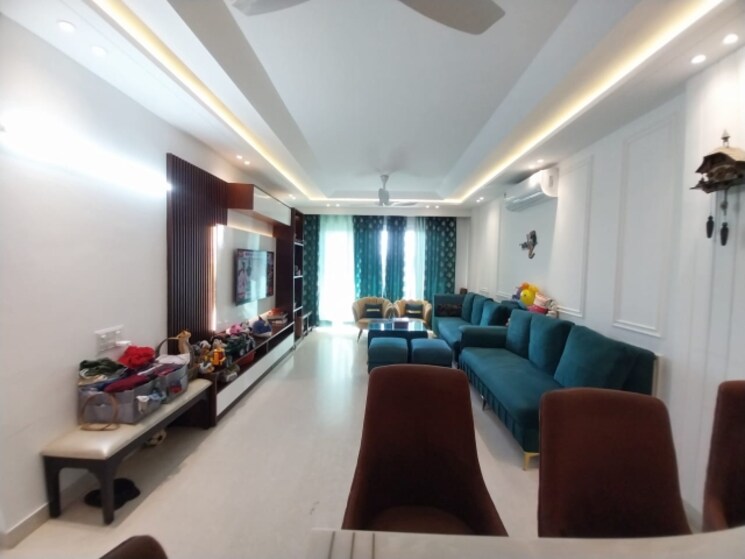 Living Room, realtech-the-luxurium 4 Bedroom 2750 Sq.Ft. Builder Floor In Sushant Lok I Gurgaon 9275306