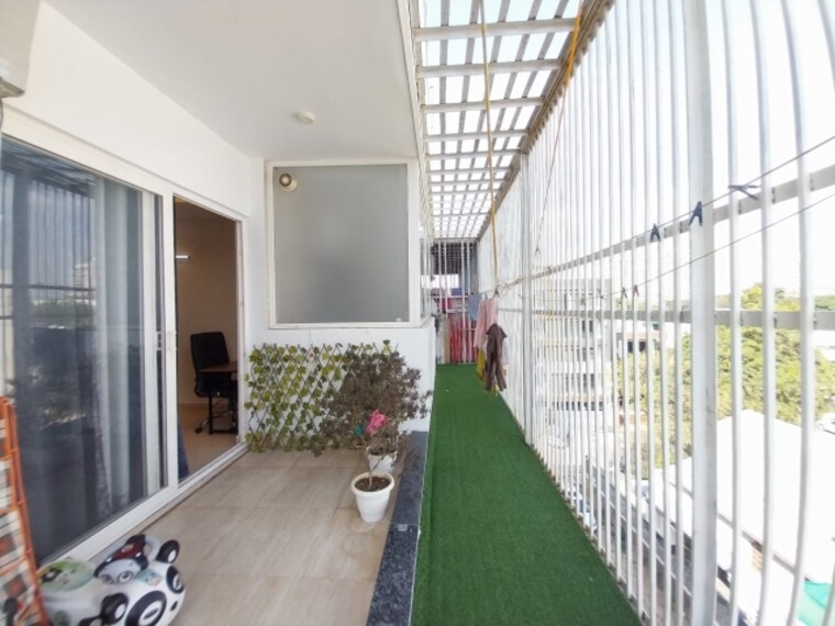 Balcony, realtech-the-luxurium 4 Bedroom 2750 Sq.Ft. Builder Floor In Sushant Lok I Gurgaon 9275306