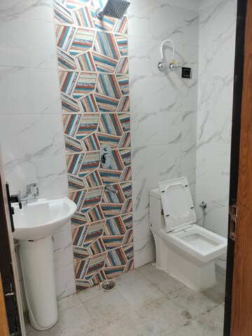 Bathroom in 3 BHK Builder Floor at Knowledge Park V Greater Noida – for Sale