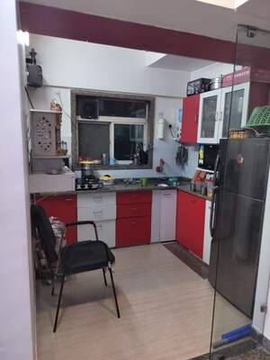 Kitchen in 1 BHK Apartment at Siddhi Highland Park, Kolshet Road – for Sale