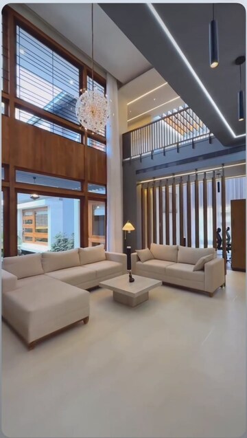 Living Room in 4 BHK Independent House at Aranattukara – for Sale
