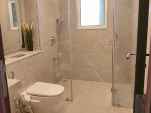 Bathroom in 3 BHK Apartment at LnT Elixir Reserve, Powai – for Rent