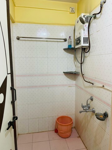 Bathroom in 2 BHK Apartment at Samarth Nagar, Wadgaon Sheri – for Rent