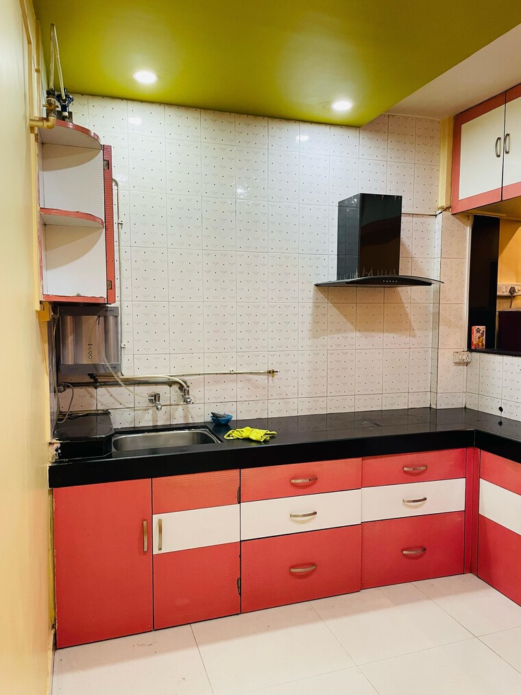 Kitchen, samarth-nagar 2 Bedroom 900 Sq.Ft. Apartment In Wadgaon Sheri Pune 9275372