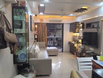 Living Room in 1 BHK Apartment at Guru Krupa CHS Mulund West, Mulund West – for Sale