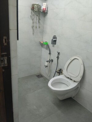 Bathroom in 1 BHK Apartment at Guru Krupa CHS Mulund West, Mulund West – for Sale