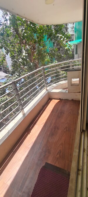 Balcony in 3 BHK Apartment at Belvedere Apartment, Bandra West – for Rent