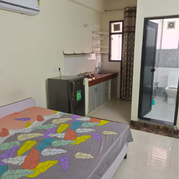 Kitchen in 1 RK Villa at Sector 21 – for Rent