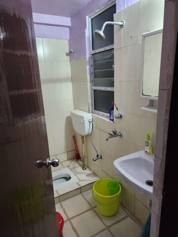 Bathroom in 2 BHK Apartment at Shrachi Greenwood Sonata, Rajarhat New Town – for Rent