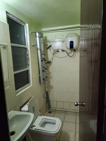 Bathroom in 2 BHK Apartment at Shrachi Greenwood Sonata, Rajarhat New Town – for Rent