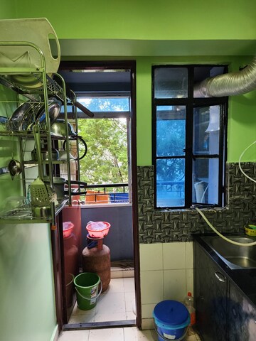 Kitchen in 2 BHK Apartment at Shrachi Greenwood Sonata, Rajarhat New Town – for Rent