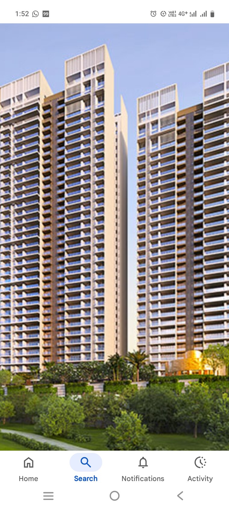 Exterior View, kalpataru-vista 3 Bedroom 3000 Sq.Ft. Apartment In Sector 128 Noida 9275545