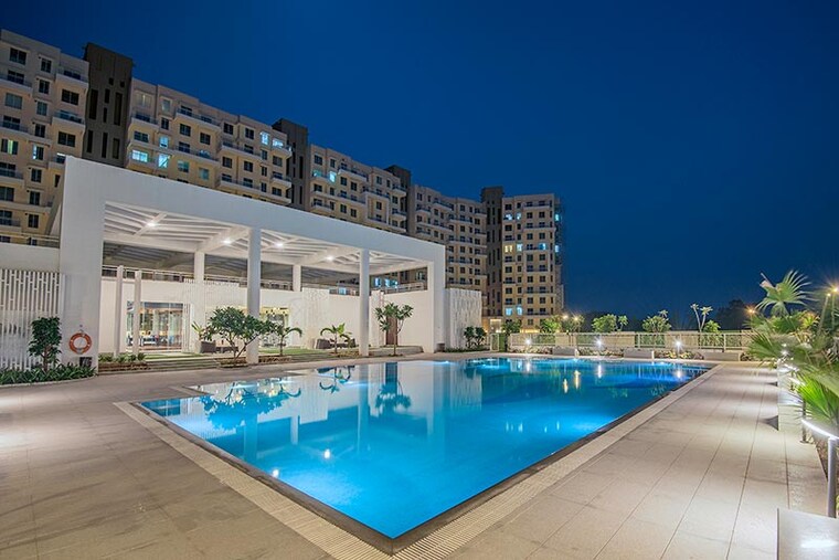 Swimming Pool, karia-konark-orchid 2 Bedroom 1045 Sq.Ft. Apartment In Wagholi Pune 9275398