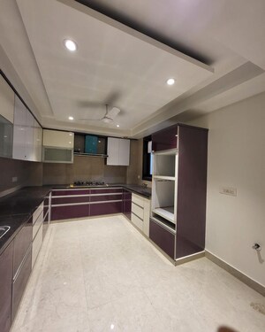 Kitchen in 4 BHK Builder Floor at Greater Kailash – for Rent