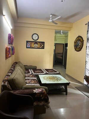 Living Room in 3.5 BHK Apartment at City Life Dev Residency, Gaur City 2 – for Rent