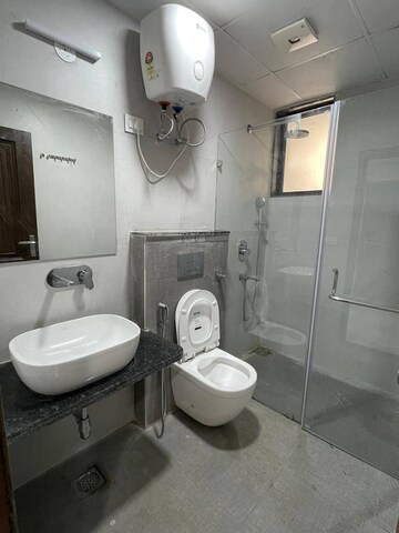 Bathroom in 1 BHK Builder Floor at Saket – for Rent