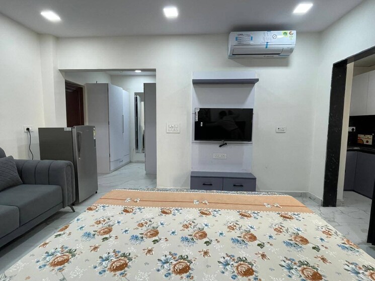 Bedroom, saket 1 Bedroom 500 Sq.Ft. Builder Floor In Saket Delhi 9275776