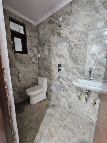 Bathroom in 3 BHK Builder Floor at Himgiri Enclave, Burari – for Sale