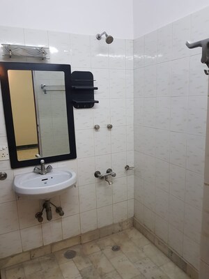 Bathroom in 2 BHK Builder Floor at East Of Kailash – for Rent