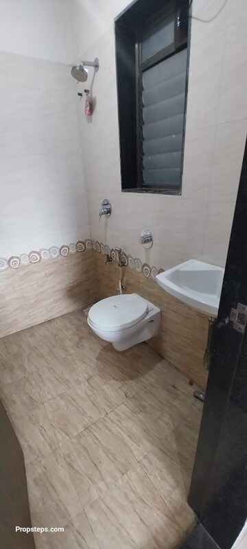 Bathroom in 1 BHK Apartment at Rainbow CHS Goregaon West, Goregaon West – for Rent