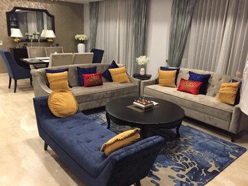 Living Room in 3 BHK Apartment at Mahindra Luminare, Sector 59 – for Rent