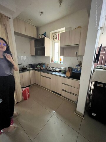 Kitchen in 2 BHK Apartment at Supertech Cape Town, Sector 74 – for Rent