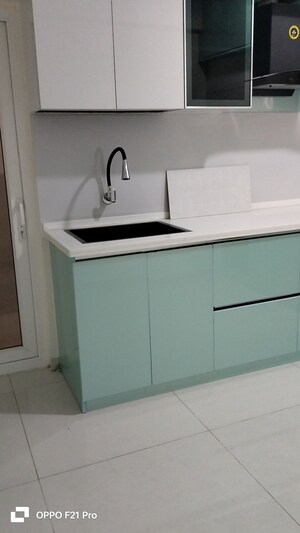 Kitchen in 3 BHK Apartment at Endeco TS Heights, Moti Nagar – for Sale