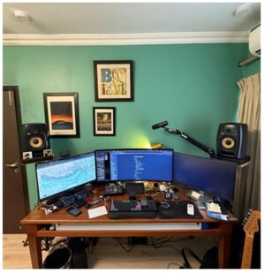 Living Room in 2 BHK Apartment at Gundecha Symphony, Andheri West – for Sale