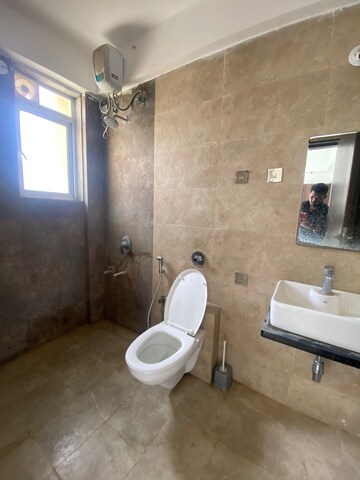 Bathroom in 3 BHK Apartment at Benchmark Cyprus, Punawale – for Rent
