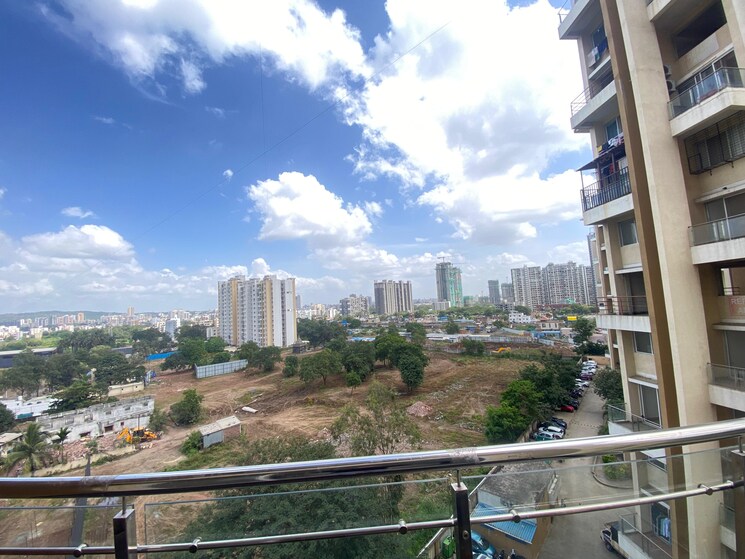 Balcony, benchmark-cyprus 3 Bedroom 1450 Sq.Ft. Apartment In Punawale Pune 9276114