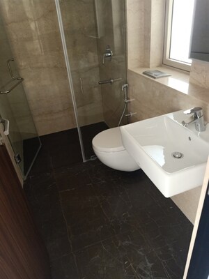 Bathroom in 3 BHK Apartment at Lodha The Park, Worli – for Rent