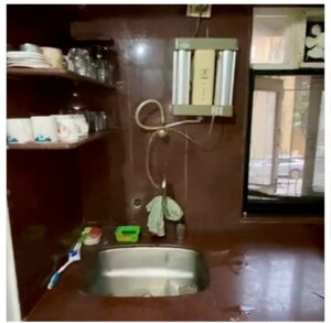 Kitchen in 3 BHK Apartment at Dakshina Park, Vile Parle West – for Sale