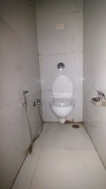 Bathroom in  Office Space at New Technocity CHS, T.T.C. Industrial Area – for Rent