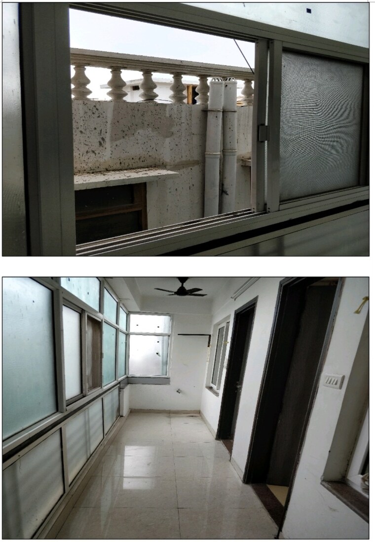 Balcony, ajit-residency 2 Bedroom 990 Sq.Ft. Apartment In Vikas Nagar Lucknow 9276223