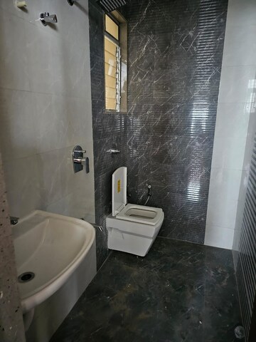 Bathroom in 2 BHK Apartment at Arihant Aarohi Phase 2, Kalyan Shilphata Road – for Rent