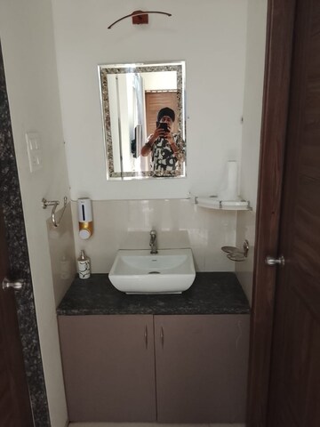 Bathroom in 2 BHK Apartment at Pyramid Atlante, Tathawade – for Rent
