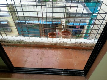 Balcony in 1 BHK Apartment at Vrindavan CHS Kharghar, Kharghar – for Sale