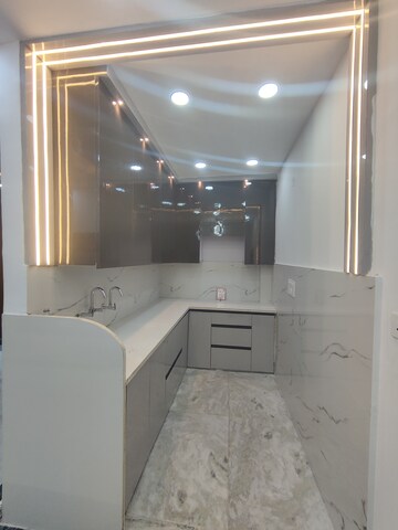 Kitchen in 2.5 BHK Builder Floor at Rachna Double Story Apartment, Vaishali Sector 5 – for Sale