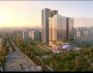  Office Space – Exterior View View at SAS Diamond Towers, Financial District - for Sale